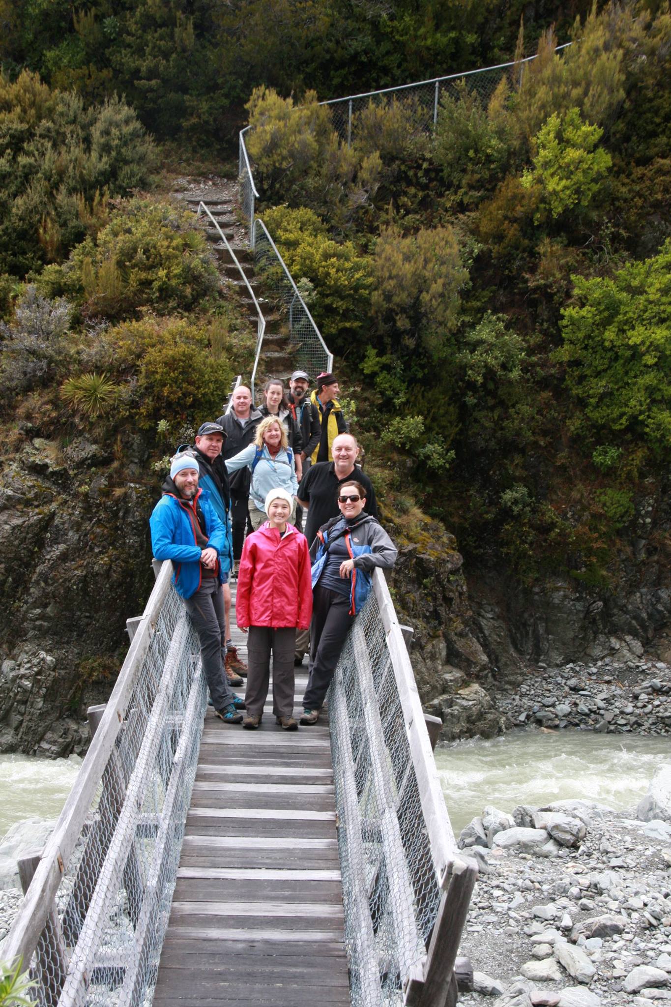 Above: Outstanding efforts by all trekkers to help Aussie kids in need. 